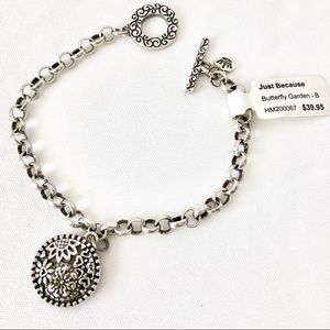 'Butterfly Garden' Hallmark Charm Bracelet *NWT*